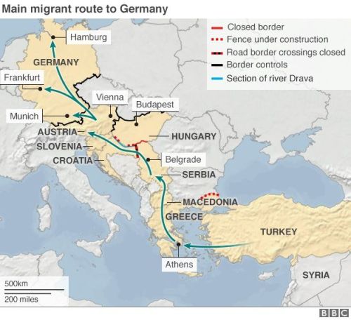 migrant route eu
